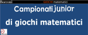 logo campionati junior di giochi matematici